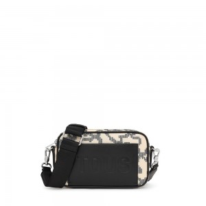 Bolsa de Mano TOUS Crossbody reporter bag Kaos Pix Soft Mujer Beige | 4807XAEJI