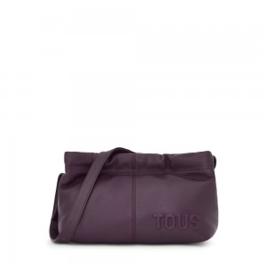 Bolsa de Mano TOUS Dolsa Crossbody Bags Mujer Vino | 0572LNACB