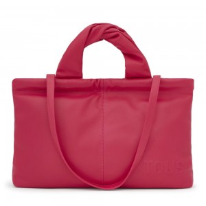 Bolsa de Mano TOUS Fuchsia Dolsa Shopping bag Mujer Fucsia | 7350LDHCG