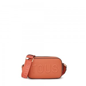 Bolsa de Mano TOUS La Rue New Crossbody reporter bag Mujer Naranjas | 6438JTRPL