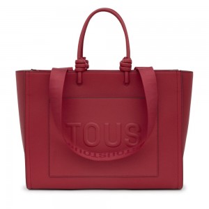 Bolsa de Mano TOUS Large russet Amaya Shopping bag La Rue New Mujer Negros | 1460JSEKA