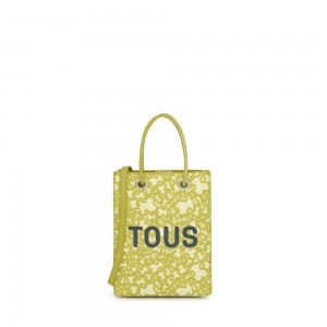 Bolsa de Mano TOUS Lime Kaos Mini Evolution Mini handbag Mujer Verdes Claro | 5479UWNQK