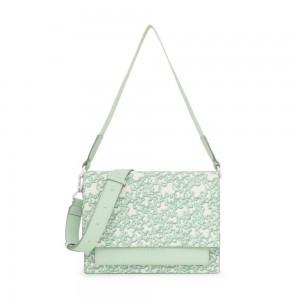 Bolsa de Mano TOUS Medium mint Audree Crossbody Bags Kaos Mini Evolution Mujer Verde Menta Verdes | 4518IXUHJ