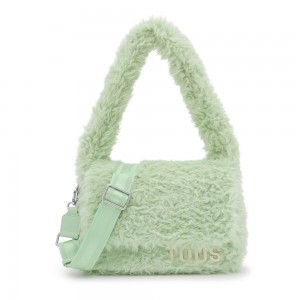 Bolsa de Mano TOUS Medium mint Crossbody Bags Carol Warm Mujer Verde Menta Verdes | 3716PDGHE