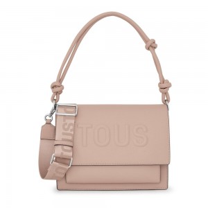 Bolsa de Mano TOUS Medium taupe La Rue New Audree Crossbody Bags Mujer Grises Marrom | 3415YAXVW