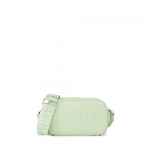 Bolsa de Mano TOUS Mint La Rue New Crossbody reporter bag Mujer Verde Menta Verdes | 6237CAMBY