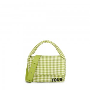 Bolsa de Mano TOUS Small Crossbody Bags Carol Vichy Mujer Verdes | 0718UYRMA