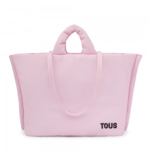 Bolsa de Mano TOUS Tote bag Cushion Mujer Rosas | 0137VCGWN