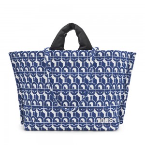 Bolsa de Mano TOUS Tote bag MANIFESTO Mujer Azules | 5230YTLUV