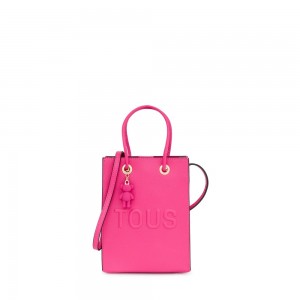 Bolsas Hombro TOUS Fuchsia-colored La Rue Pop Minibag Mujer Fucsia | 8619ZGMXH