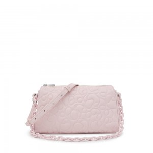 Bolsas Hombro TOUS Large pale Greta Mujer Rosas | 4509JHSFB