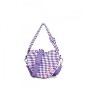 Bolsas Hombro TOUS Lilac heart Carol Vichy Mujer Morados | 9203ZLFAB