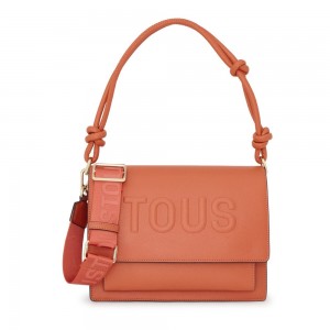 Bolsas Hombro TOUS Medium La Rue New Audree Mujer Naranjas | 2781MTSZV