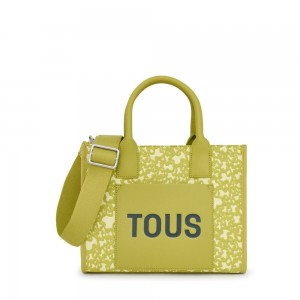 Bolsas Hombro TOUS Medium lime Kaos Mini Evolution Amaya Shopping bag Mujer Verdes Claro | 8163IVYQA