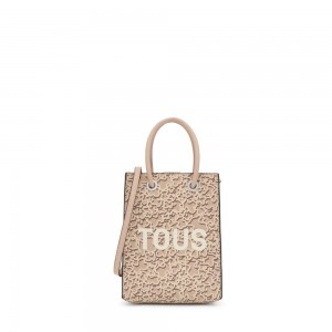 Bolsas Hombro TOUS Taupe-colored Pop Minibag Kaos Mini Evolution Mujer Grises Marrom | 7485BTMAX