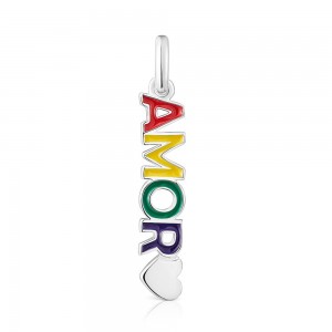 Colgantes TOUS enamel Pride Amor Mujer Plateados | 5719UPDOG