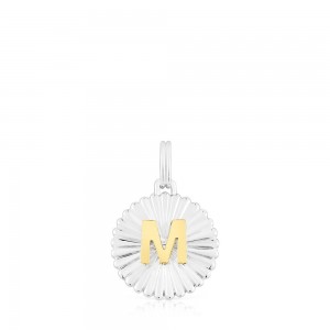 Colgantes TOUS vermeil Alphabet letter M medallion Mujer Plateados | 3485NMJCX