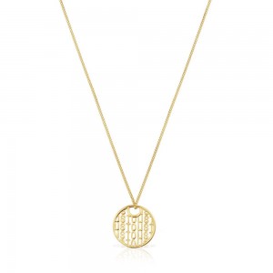 Collares TOUS vermeil Logo Mujer Plateados | 0425WYADM