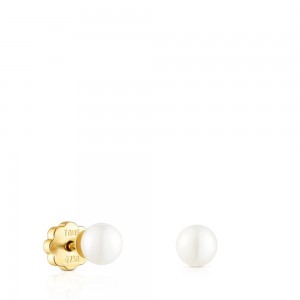 Pendientes TOUS Baby with pearls Mujer Dorados | 4970MCVDL