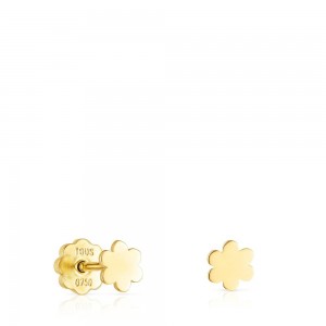 Pendientes TOUS Basics flower motif Mujer Dorados | 0739JRSKE