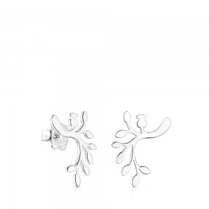 Pendientes TOUS Fragile Nature leaves Mujer Plateados | 3980JVITP