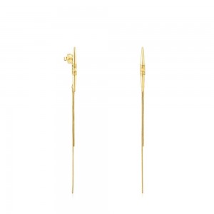 Pendientes TOUS Long vermeil Lure Mujer Plateados | 5029XYSCN