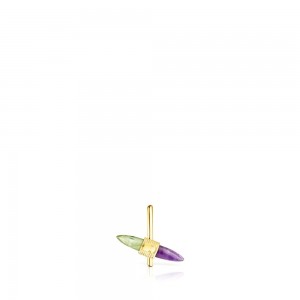 Pendientes TOUS Lure Earcuff with gemstones Mujer Dorados | 1802HTJXM