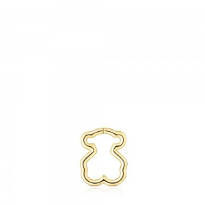 Pendientes TOUS Pendientes bear-shaped Mujer Dorados | 8459RJHWS