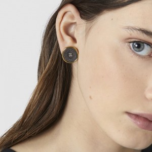 Pendientes TOUS Two-tone Oursin Mujer Dorados | 3674NWPTU