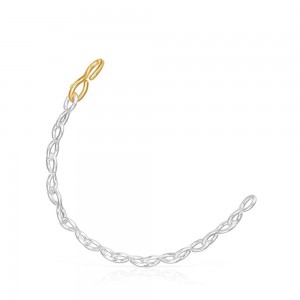 Pulseras TOUS vermeil Bent Mujer Plateados | 1395EDWLF