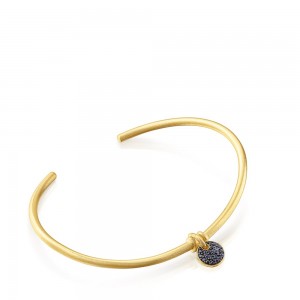 Pulseras TOUS vermeil Luah luna with sapphires Mujer Plateados | 3145RHDJV