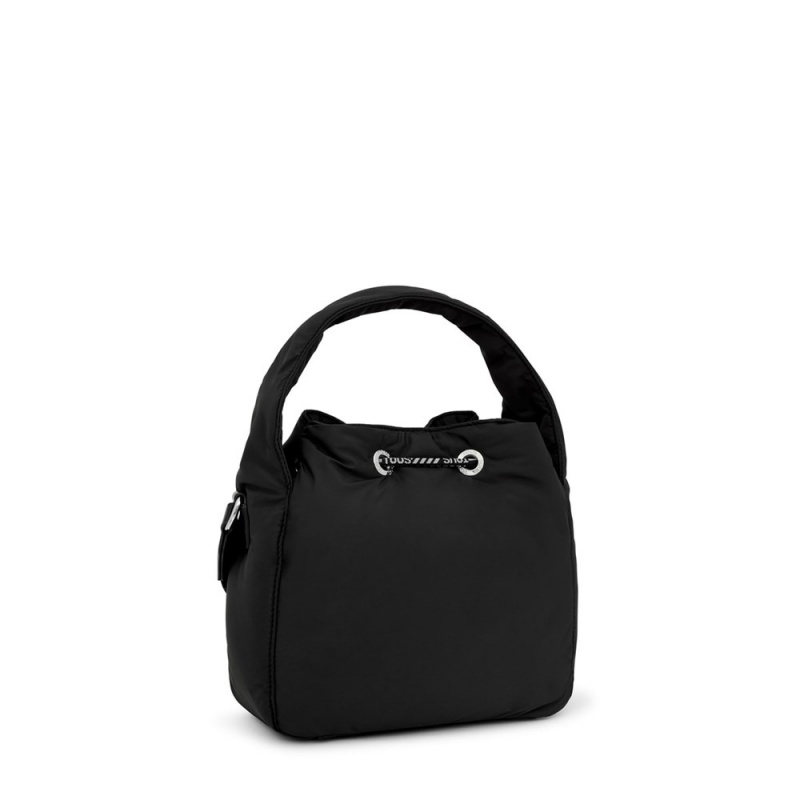 Bolsa de Mano TOUS Bucket bag Carol Soft Mujer Negros | 1869TRXPH