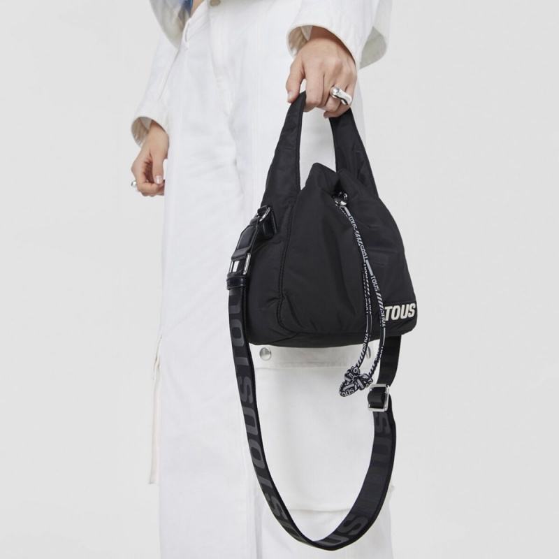 Bolsa de Mano TOUS Bucket bag Carol Soft Mujer Negros | 1869TRXPH