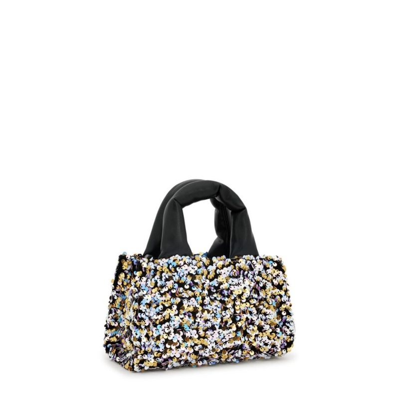 Bolsa de Mano TOUS City Minibag Party Mujer Negros | 1685WMIRZ