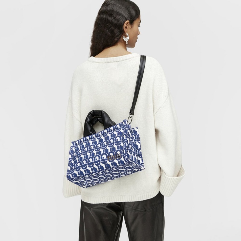 Bolsa de Mano TOUS City bag MANIFESTO Mujer Azules | 5027GWTEA