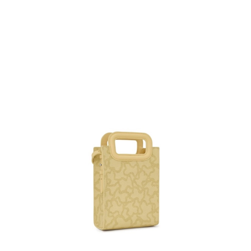 Bolsa de Mano TOUS Cream Pop minibag Kaos Icon Mujer Creme | 1870AQDKF