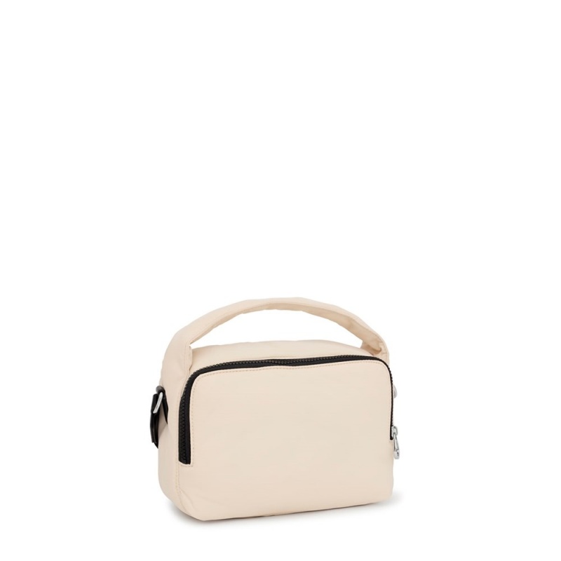 Bolsa de Mano TOUS Crossbody Bags Carol Soft Mujer Beige | 1980IPLHK