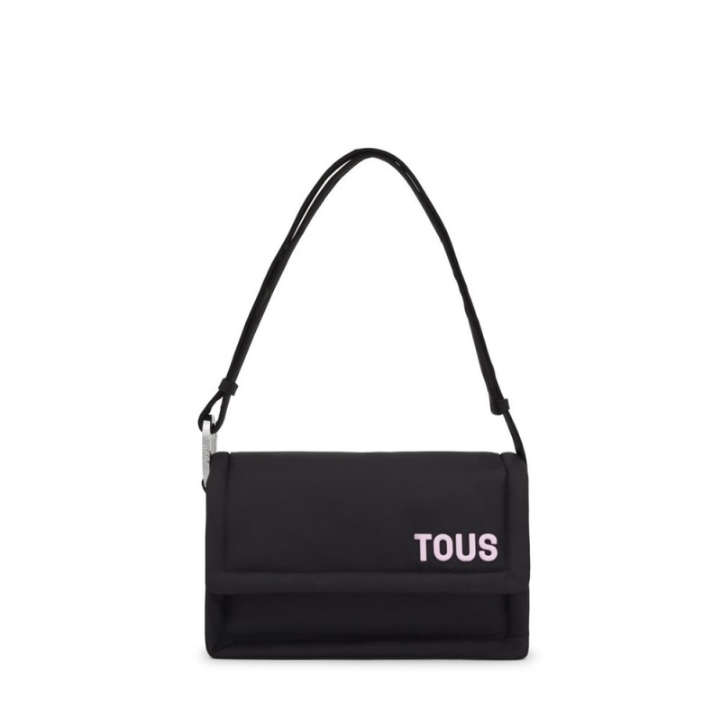 Bolsa de Mano TOUS Crossbody Bags Cushion Mujer Negros | 0952VYMCK