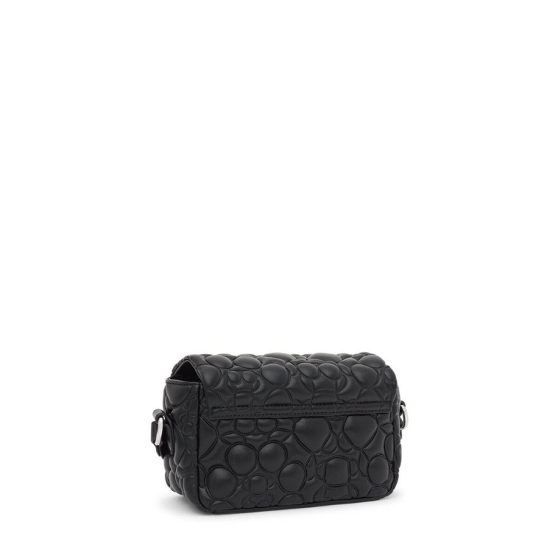 Bolsa de Mano TOUS Crossbody minibag Bold Mujer Negros | 6841JDOSB