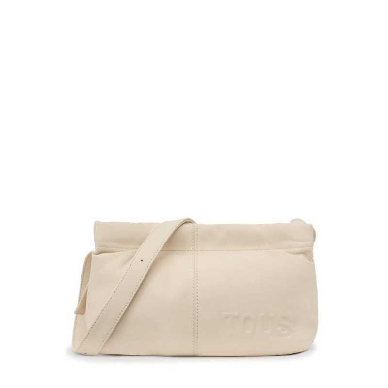 Bolsa de Mano TOUS Dolsa Crossbody Bags Mujer Beige | 1532FVOJD