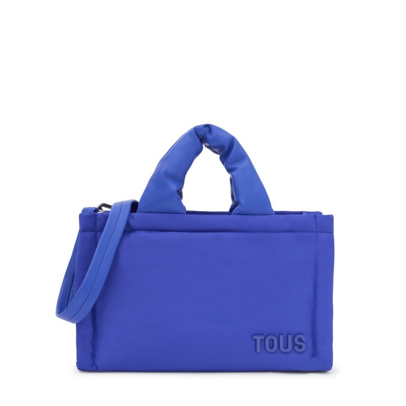 Bolsa de Mano TOUS Electric City bag Cushion Mujer Azules | 3602BUVFS