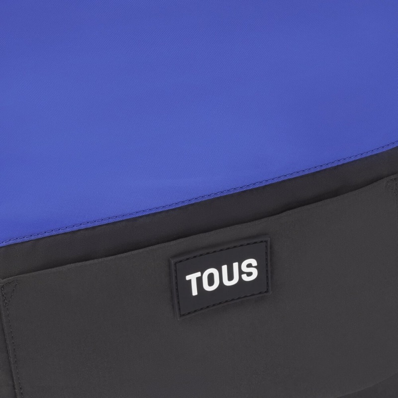 Bolsa de Mano TOUS Electric Crossbody Bags Cushion Mujer Azules | 4798RXLNS