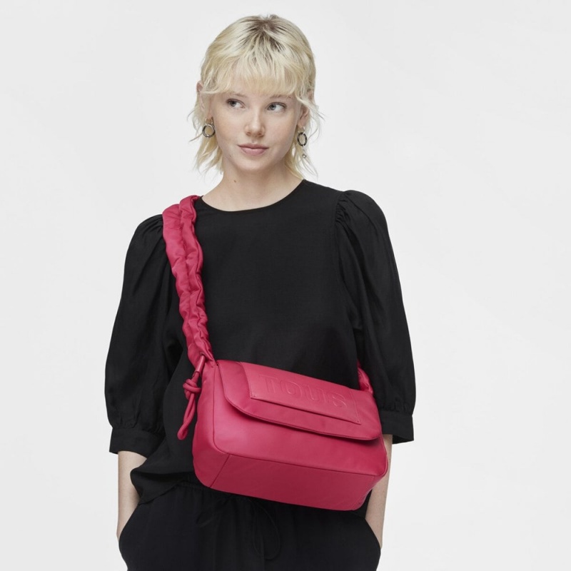 Bolsa de Mano TOUS Fuchsia Marina Crossbody Bags Mujer Fucsia | 5013MYTWE