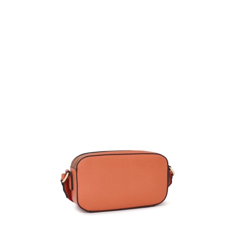 Bolsa de Mano TOUS La Rue New Crossbody reporter bag Mujer Naranjas | 6438JTRPL