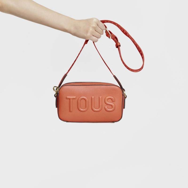 Bolsa de Mano TOUS La Rue New Crossbody reporter bag Mujer Naranjas | 6438JTRPL