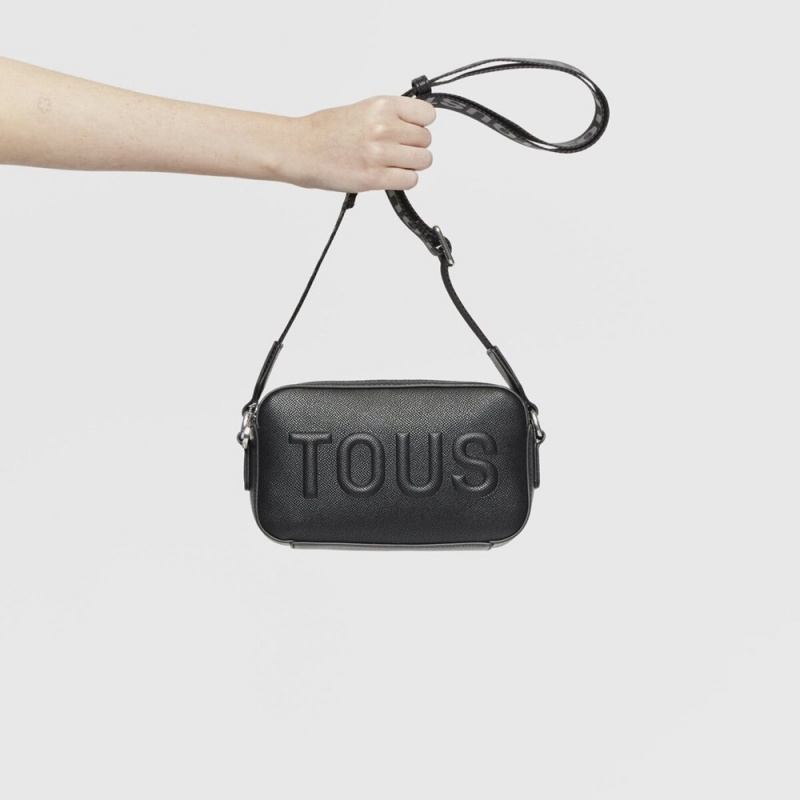 Bolsa de Mano TOUS La Rue New Crossbody reporter bag Mujer Negros | 0617NGLDB