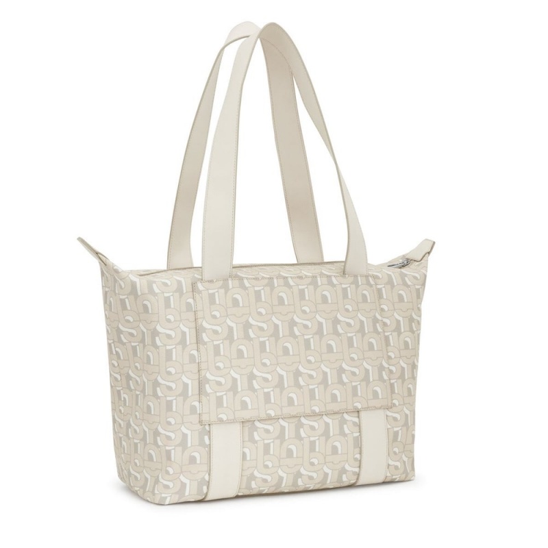 Bolsa de Mano TOUS Large Tote bag MANIFESTO Mujer Beige | 1279KWFAN