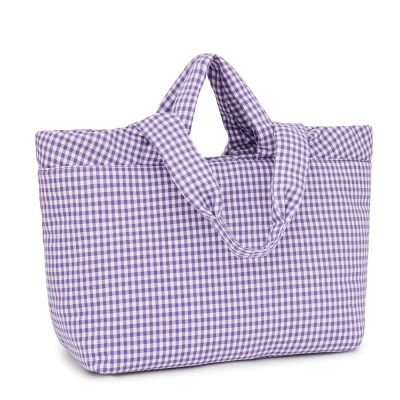 Bolsa de Mano TOUS Large lilac Tote bag Carol Vichy Mujer Morados | 4520KTICY