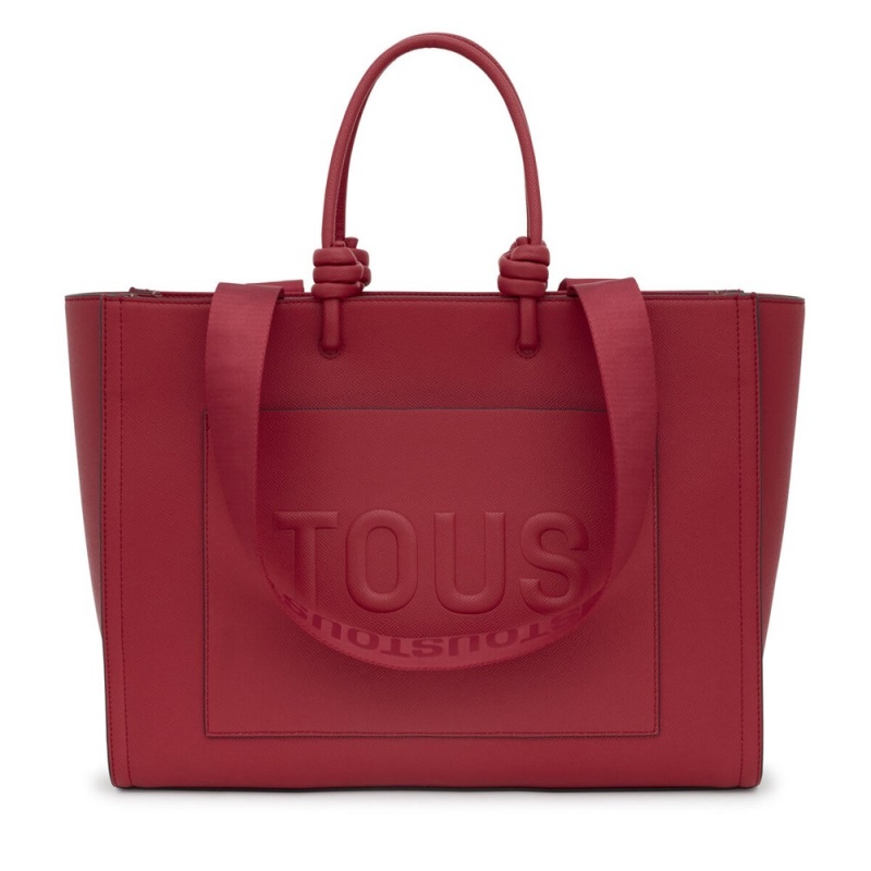 Bolsa de Mano TOUS Large russet Amaya Shopping bag La Rue New Mujer Negros | 1460JSEKA