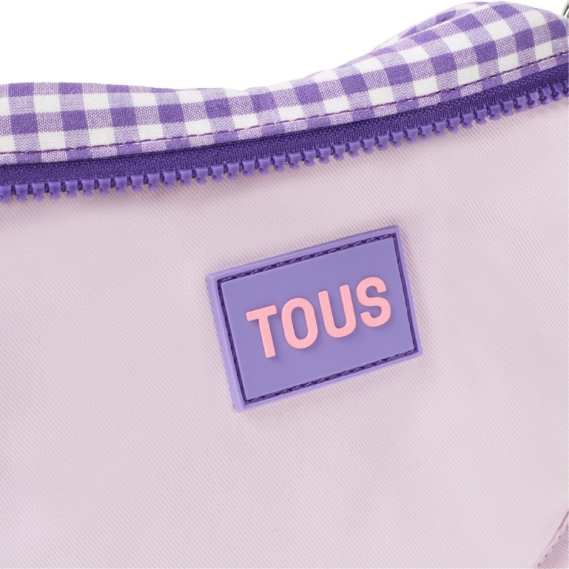 Bolsa de Mano TOUS Lilac heart Crossbody Bags Carol Vichy Mujer Morados | 6539WRHEA